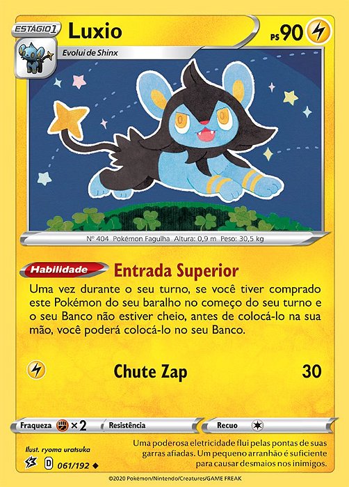 Luxio (61/192) - Carta Avulsa Pokemon