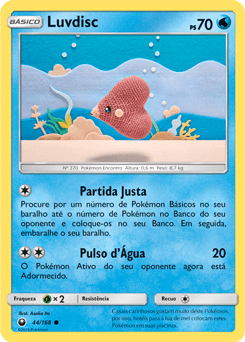 Luvdisc (44/168) - Carta Avulsa Pokemon