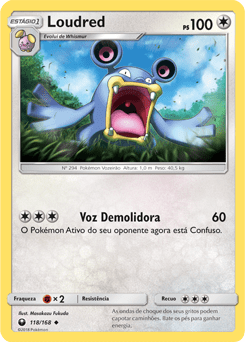Loudred (118/168) - Carta Avulsa Pokemon