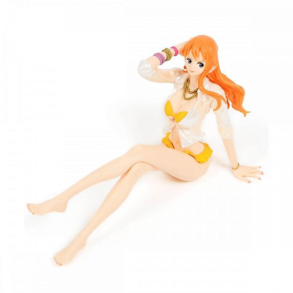 Nami (One Piece) / Shiny Venus - Figura Colecionável Glitter e Glamoour - 17cm