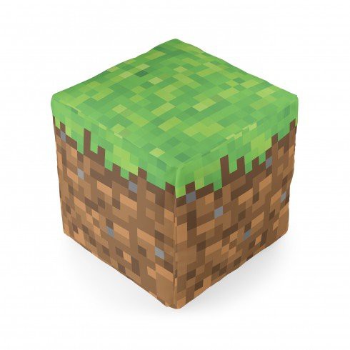 Almofada Cubo - Bloco Minecraft (27 x 27 x 27cm)