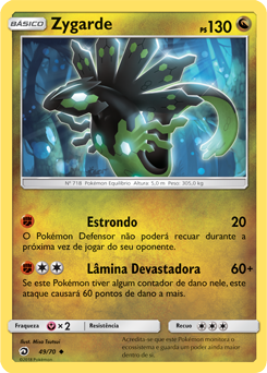Zygarde (49/70) REV FOIL - Carta Avulsa Pokemon