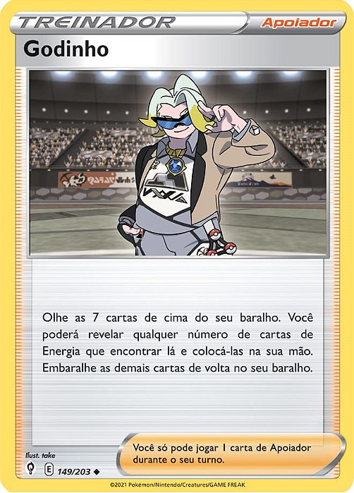 Godinho / Gordie (149/203) REV FOIL - Carta Avulsa Pokemon