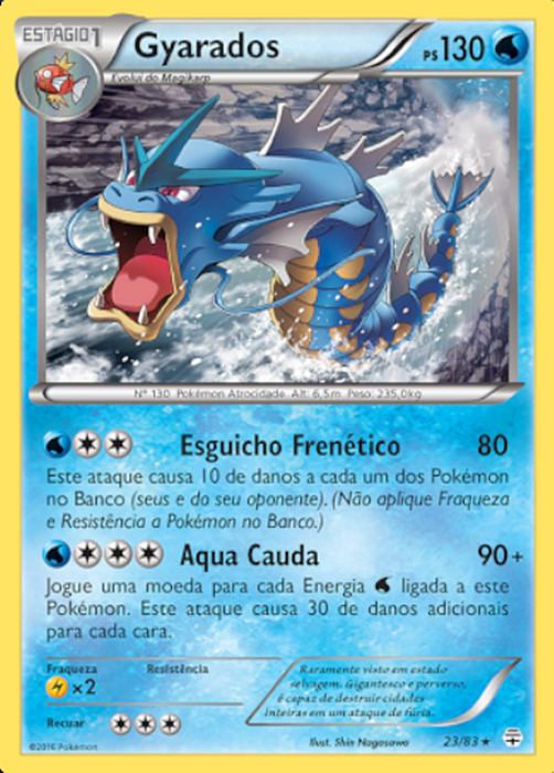 Gyarados (23/83) - Carta Avulsa Pokemon