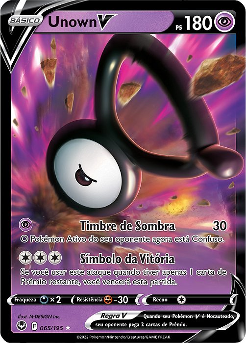 Unown-V (065/195) - Carta Avulsa Pokemon