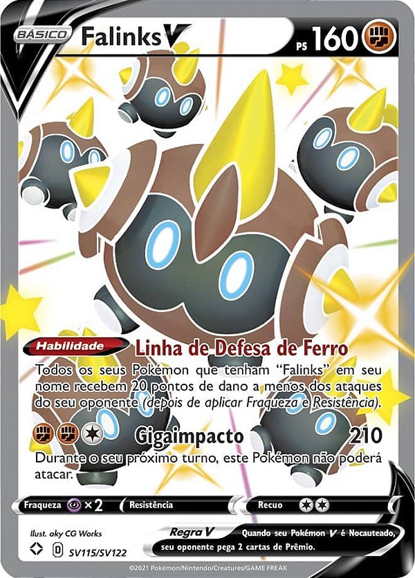 Falinks-V (SV115/SV122) - Carta Avulsa Pokemon
