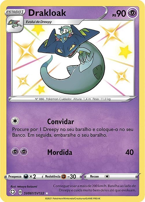 Drakloak (SV061/SV122) - Carta Avulsa Pokemon