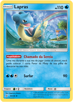 Lapras (36/236) - Carta Avulsa Pokemon