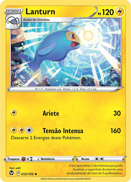 Lanturn (052/195) - Carta Avulsa Pokemon