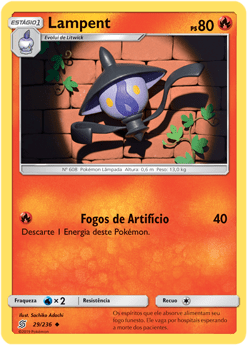 Lampent (29/236) - Carta Avulsa Pokemon
