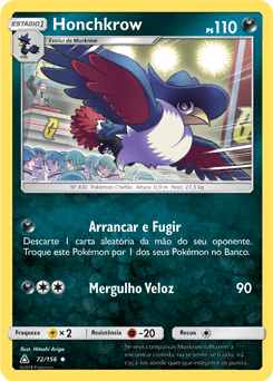 Honchkrow (72/156) - Carta Avulsa Pokemon