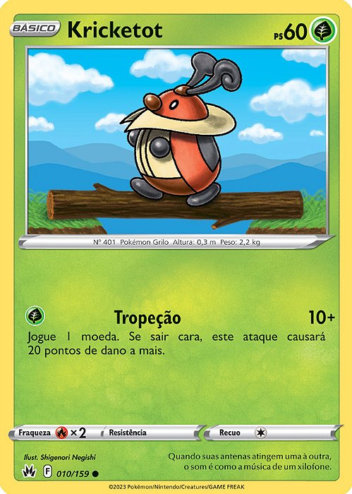 Kricketot (010/159) - Carta Avulsa Pokemon