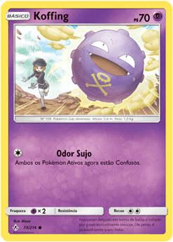 Koffing (73/214) - Carta Avulsa Pokemon