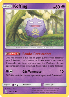Koffing (76/236) - Carta Avulsa Pokemon