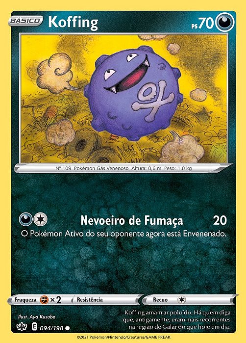Koffing (94/198) - Carta Avulsa Pokemon