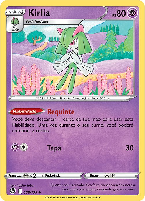 Kirlia (068/195) - Carta Avulsa Pokemon