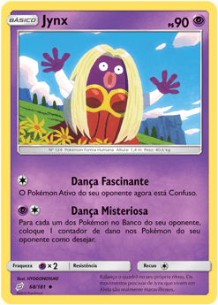 Jynx (68/181) - Carta Avulsa Pokemon