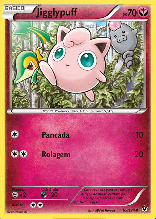 Jigglypuff (65/124) - Carta Avulsa Pokemon
