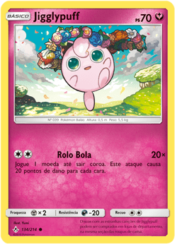 Jigglypuff (134/214) - Carta Avulsa Pokemon