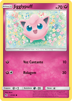 Jigglypuff (41/68) - Carta Avulsa Pokemon