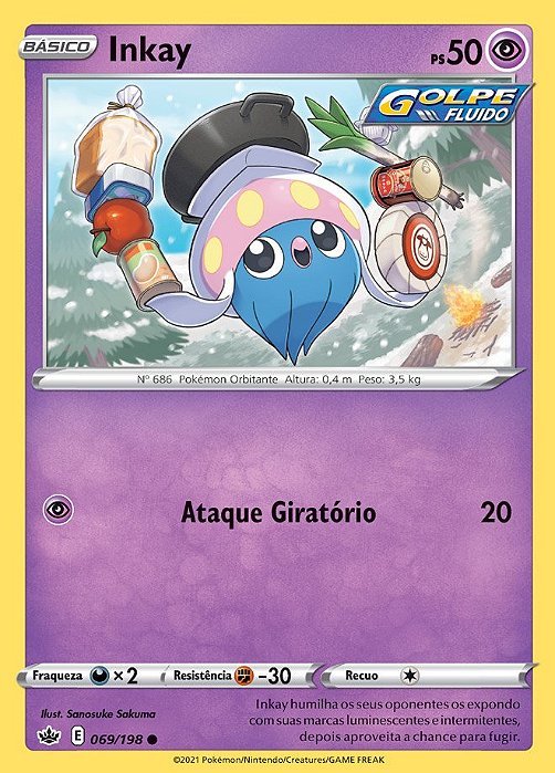 Inkay (069/198) - Carta Avulsa Pokemon
