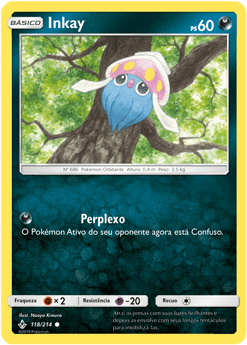 Inkay (118/214) REV FOIL - Carta Avulsa Pokemon