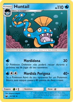 Huntail (42/168) - Carta Avulsa Pokemon