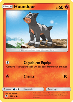 Houndour (45/214) - Carta Avulsa Pokemon