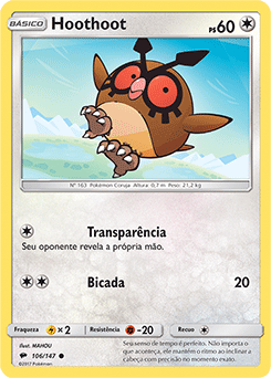 Hoothoot (106/147) - Carta Avulsa Pokemon