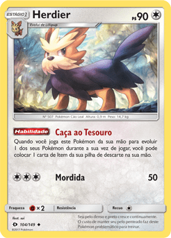 Herdier (104/149) - Carta Avulsa Pokemon