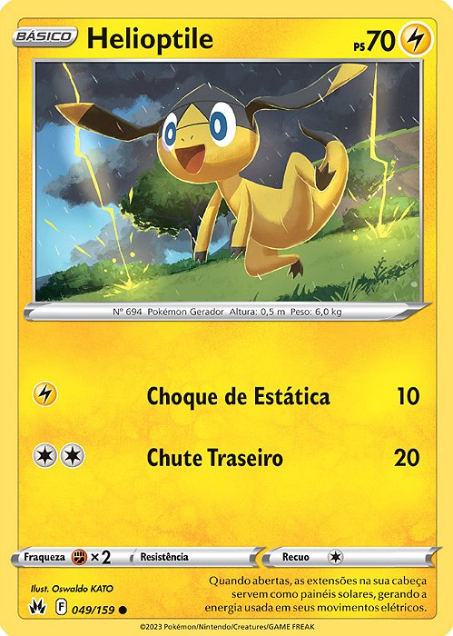 Helioptile (49/159) - Carta Avulsa Pokemon