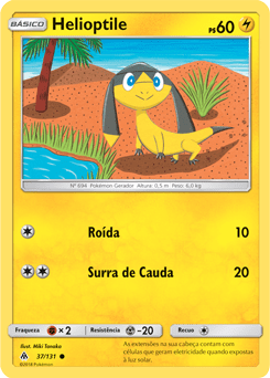 Helioptile (37/131) - Carta Avulsa Pokemon
