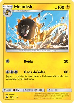 Heliolisk (38/131) - Carta Avulsa Pokemon