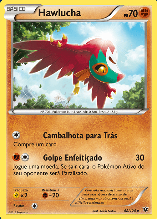 Hawlucha (48/124) - Carta Avulsa Pokemon