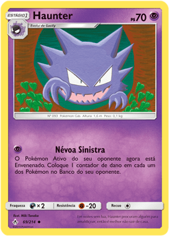 Haunter (69/214) - Carta Avulsa Pokemon