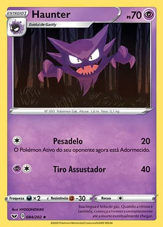 Haunter (84/202) - Carta Avulsa Pokemon