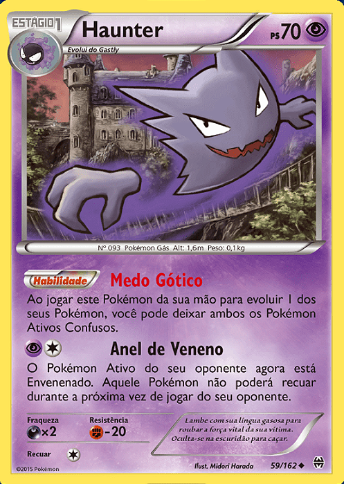 Haunter (34/83) - Carta Avulsa Pokemon