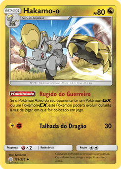 Hakamo-o (162/236) - Carta Avulsa Pokemon