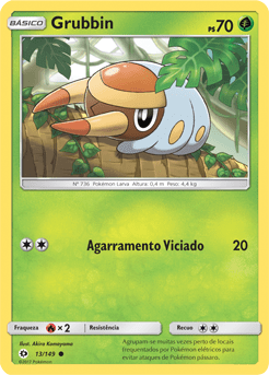 Grubbin (13/149) - Carta Avulsa Pokemon