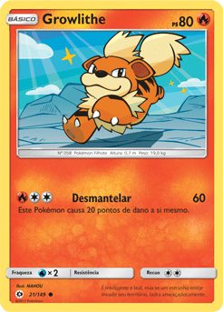 Growlithe (21/149) - Carta Avulsa Pokemon