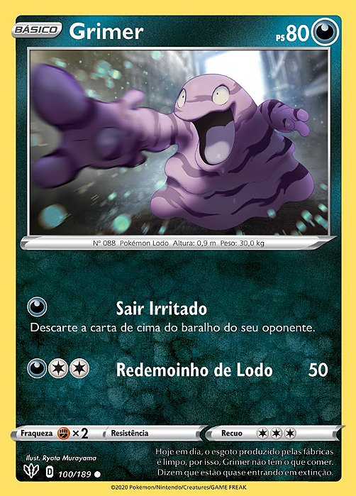 Grimer (100/189) REV FOIL - Carta Avulsa Pokemon