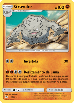 Graveler (34/68) - Carta Avulsa Pokemon