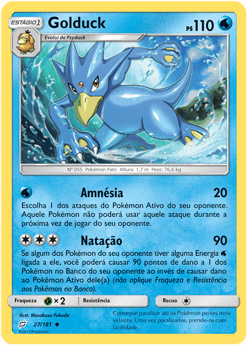 Golduck (27/181) - Carta Avulsa Pokemon