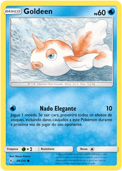 Goldeen (48/214) - Carta Avulsa Pokemon