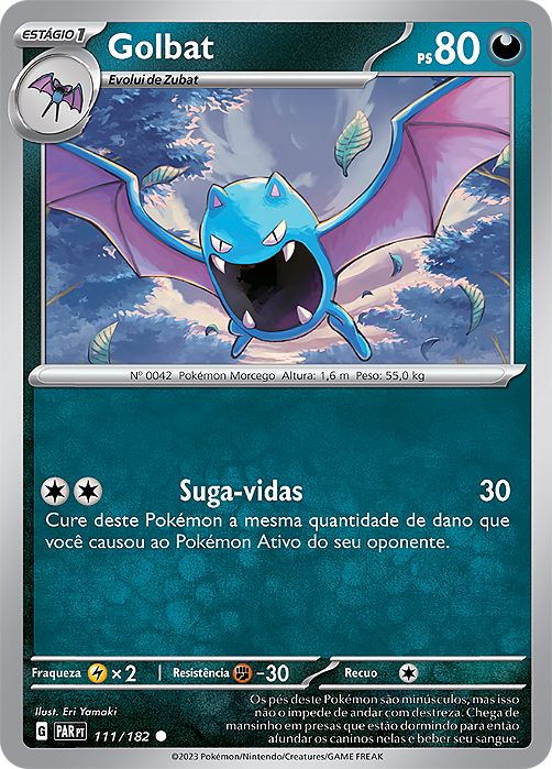 Golbat (111/182) - Carta Avulsa Pokemon