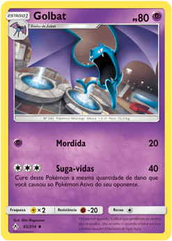 Golbat (65/214) - Carta Avulsa Pokemon