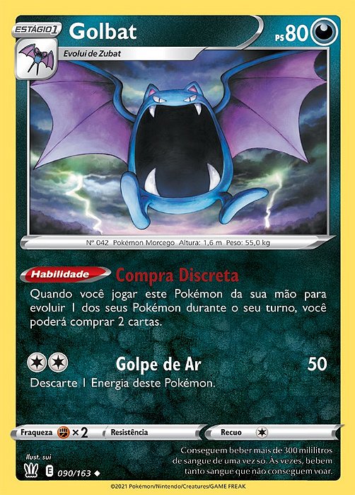 Golbat (90/163) - Carta Avulsa Pokemon