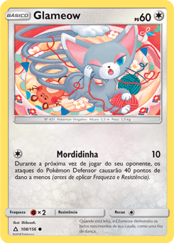 Glameow (108/156) - Carta Avulsa Pokemon