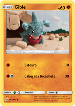 Gible (112/236) - Carta Avulsa Pokemon