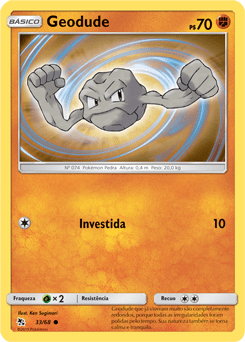 Geodude (33/68) - Carta Avulsa Pokemon